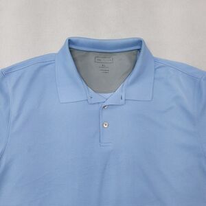 Van Heusen Casual Short Sleeve Pullover Polo Shirt Adult Mens Size XL Blue